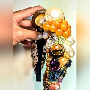 Wendy Gell Mushroom Queen  headband. One of a kind and outstanding!